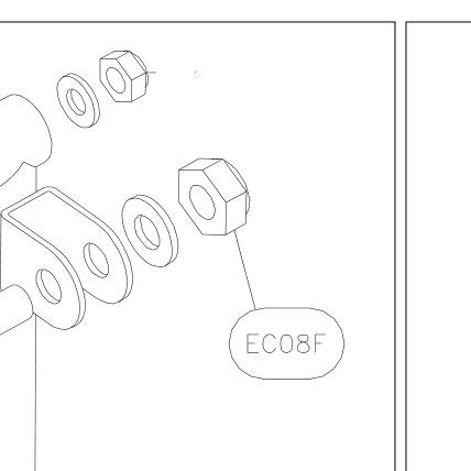 EC08F – Flaps control (Hanuman) spare part diagram