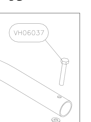 VH06037 – Control stick (Hanuman) spare part diagram
