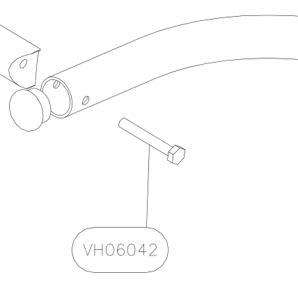 VH06042 – Control stick (Hanuman) spare part diagram