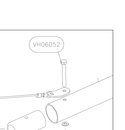 VH06052 – Elevator tube rear part (Hanuman) spare part diagram