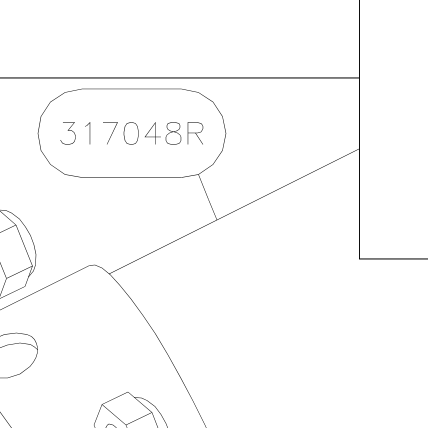 317048R – Lower fuselage tube (Hanuman) spare part diagram