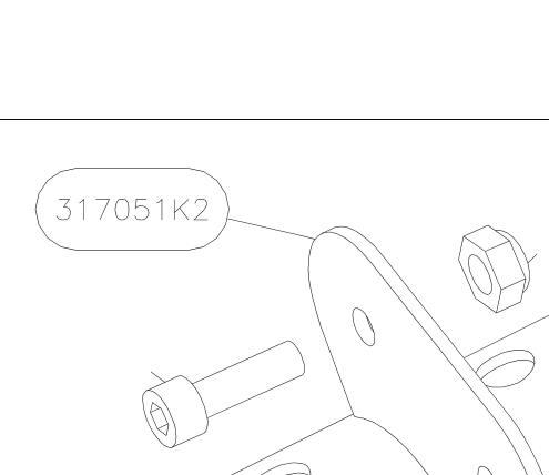 317051K2 – Upper fuselage tube (Hanuman) spare part diagram