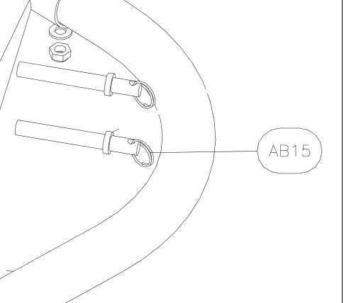 AB15 – Fin trailing edge (Hanuman) spare part diagram