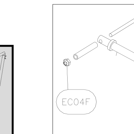 EC04F – Fin compression tube (Hanuman) spare part diagram