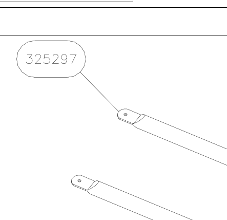 325297 – Side fuselage stiffeners (Hanuman) spare part diagram