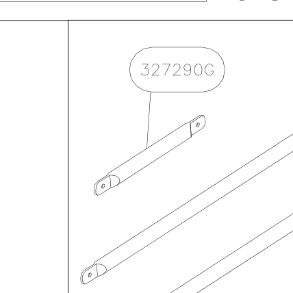 327290G – Fuselage cross tubes (Hanuman) spare part diagram