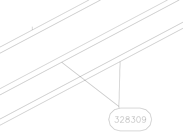 328309 – Fuselage longitudinal tension ribs (Hanuman) spare part diagram