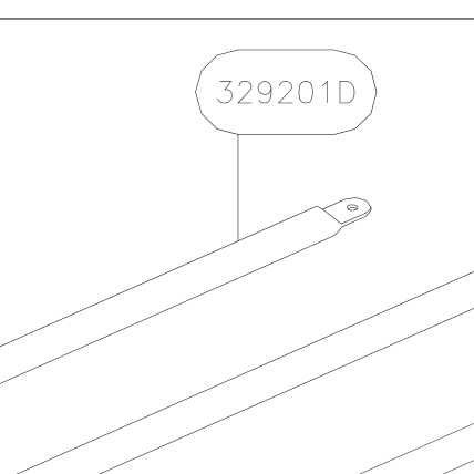 329201D – Side diagonal fuselage holders (Hanuman) spare part diagram