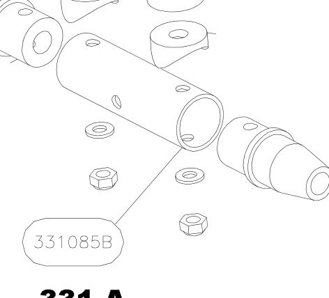 331085B – Fin + stab mounting with harness (Hanuman) spare part diagram