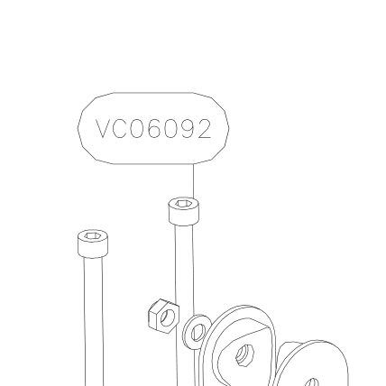 VC06092 – Control stick assy (Hanuman) spare part diagram