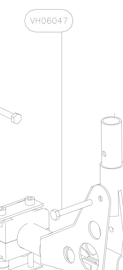 VH06047 – Control stick assy (Hanuman) spare part diagram