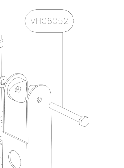 VH06052 – Control stick assy (Hanuman) spare part diagram