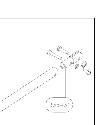 335431 – Engine supporting tubes (Hanuman) spare part diagram