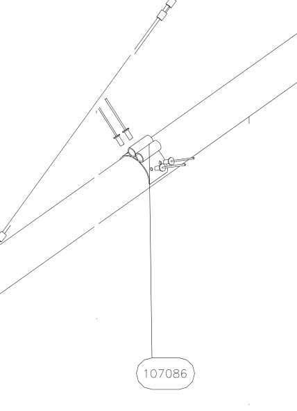 107086 – Elevator control tube (X-Air) spare part diagram