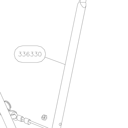 336330 – Elevator tube guiding plate (Hanuman) spare part diagram