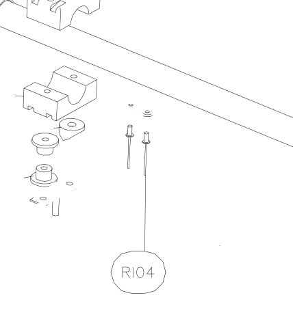 RI04 – Throttle handle assy (Hanuman) spare part diagram