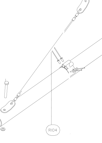 RI04 – Elevator control tube (X-Air) spare part diagram