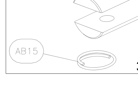 AB15 – Aileron control in wing (Hanuman) spare part diagram