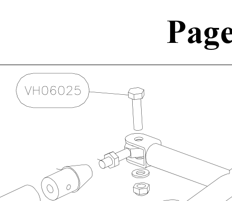 VH06025 – Aileron control in wing (Hanuman) spare part diagram