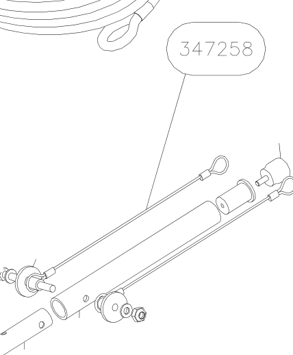 347258 – Undercarriage assy (Hanuman) spare part diagram