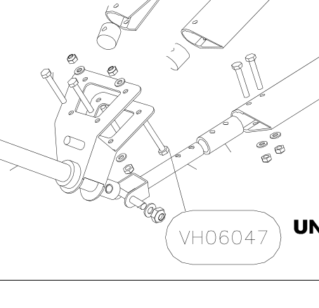 VH06047 – Undercarriage assy (Hanuman) spare part diagram