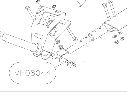 VH08044 – Undercarriage assy (Hanuman) spare part diagram