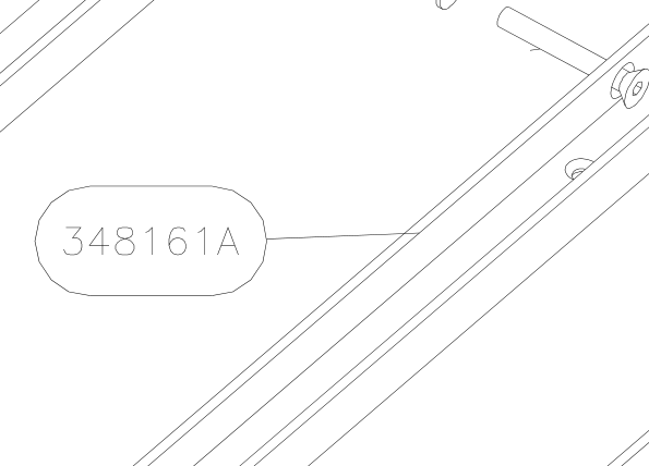 348161A – Seat railing (Hanuman) spare part diagram