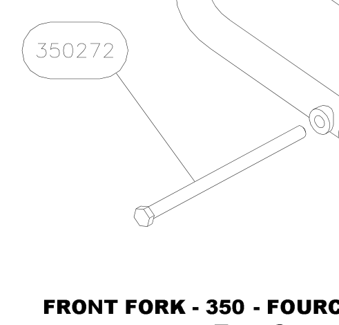 350272 – Front fork (Hanuman) spare part diagram