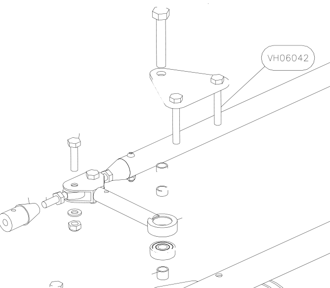 VH06042 – Cabin entry diagonal tubes (Hanuman) spare part diagram