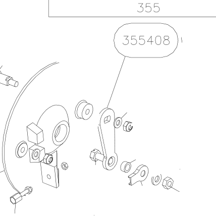 355408 – Rear wheel (Hanuman) spare part diagram