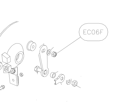 EC06F – Rear wheel (Hanuman) spare part diagram