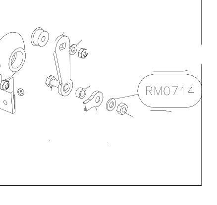 RM0714 – Rear wheel (Hanuman) spare part diagram