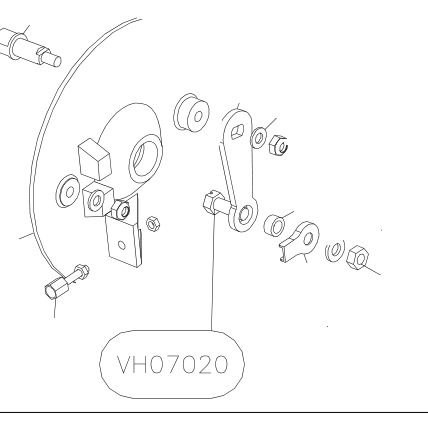 VH07020 – Rear wheel (Hanuman) spare part diagram