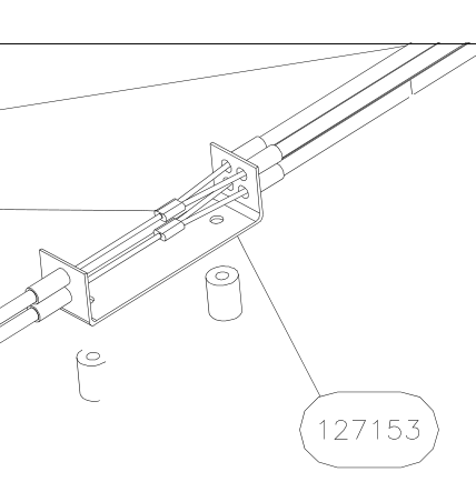 127153 – Throttle and choke cables (Hanuman) spare part diagram