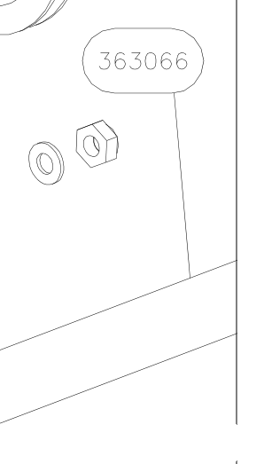 363066 – Under seat tubes front (Hanuman) spare part diagram