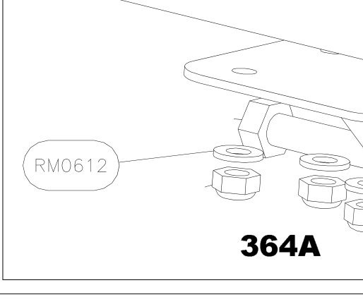 RM0612 – Cabin floor side tube (Hanuman) spare part diagram