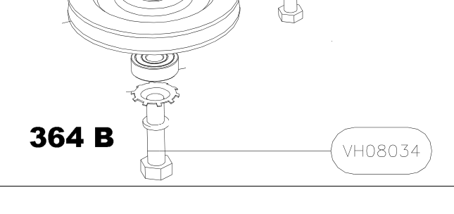 VH08034 – Cabin floor side tube (Hanuman) spare part diagram