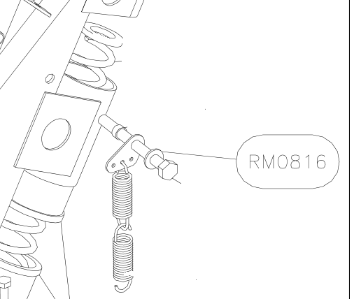 RM0816 – Main axle assy with seat belts (Hanuman) spare part diagram