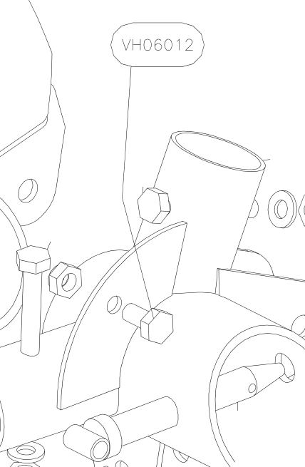 VH06012 – Main axle assy with seat belts (Hanuman) spare part diagram