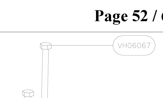 VH06067 – Cabin top front tube (Hanuman) spare part diagram