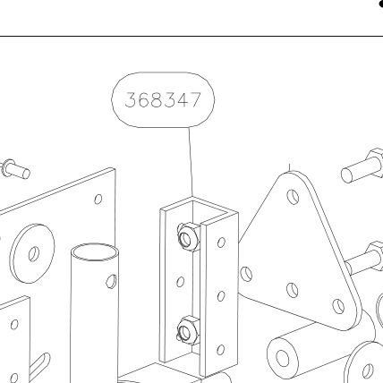 368347 – Flap control handle (Hanuman) spare part diagram