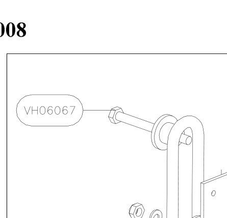 VH06067 – Flap control handle (Hanuman) spare part diagram
