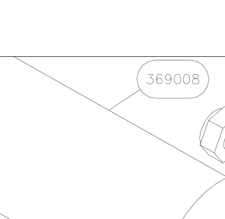369008 – Cabin top rear tube (Hanuman) spare part diagram
