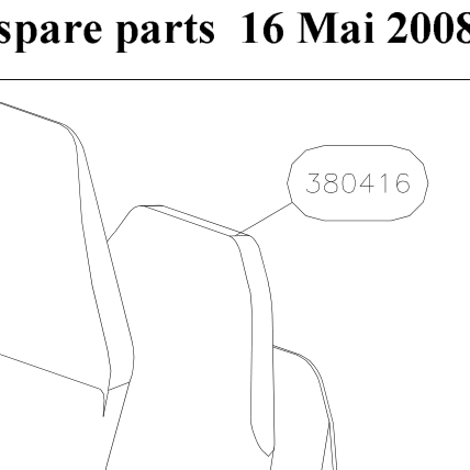 380416 – Seats (Hanuman) spare part diagram
