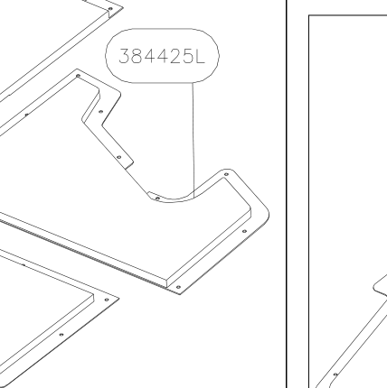 384425L – Firewall (Hanuman) spare part diagram