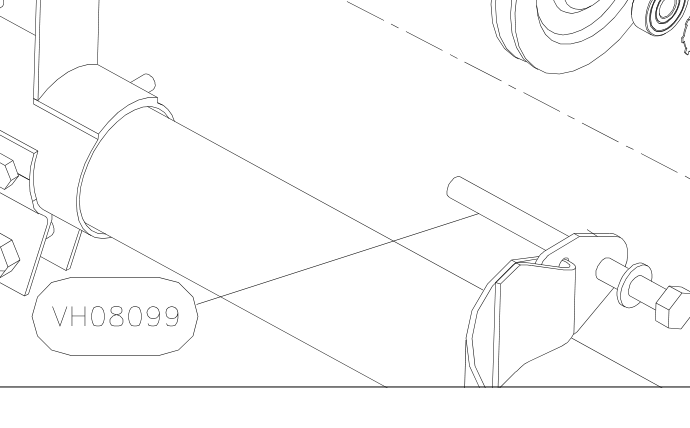VH08099 – Main axle (X-Air) spare part diagram