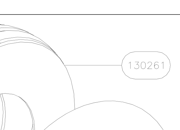130261 – Front wheel (X-Air) spare part diagram