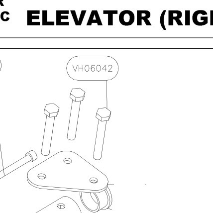 VH06042 – Elevator (X-Air) spare part diagram