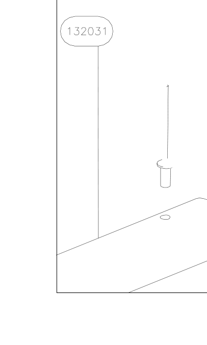 132031 – Rudder (X-Air) spare part diagram