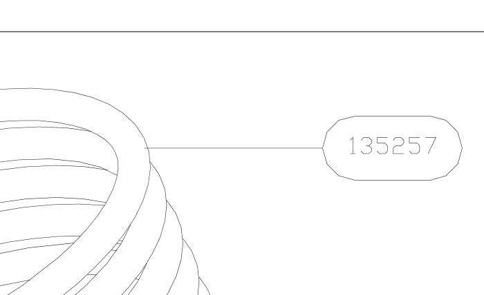 135257 – Hoses (X-Air) spare part diagram